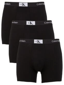 Calvin Klein 3pk Boxer Briefs - Black