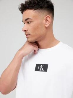 Calvin Klein Lounge T-shirt - White -Barbou Clothing Shop VBWF3 SQ4 0000000013 WHITE MDd