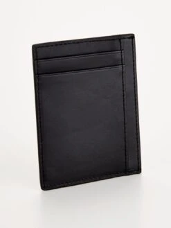 Armani Exchange Leather Credit Card Holder -Barbou Clothing Shop VBX7X SQ5 0000000004 BLACK SLi