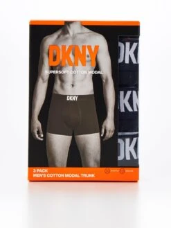 DKNY New York Trunks (3 Pack) - Black -Barbou Clothing Shop VBZPW SQ4 0000000004 BLACK SLd1