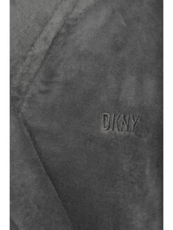 DKNY Colts Fleece Dressing Gown - Dark Grey -Barbou Clothing Shop VBZQ8 SQ4 0000000070 DARK GREY MDd