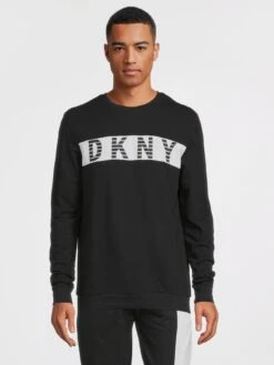 DKNY Redskins Long Sleeve Loungetop - Black