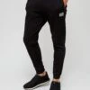 EA7 Emporio Armani Label Core ID Badge Joggers - Black