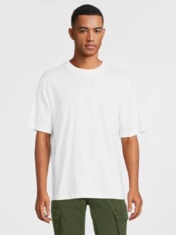 River Island Short Sleeve Oversized T-Shirt - White