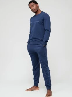 Emporio Armani Bodywear Bodywear Loungewear Joggers - Navy  -Barbou Clothing Shop VD63H SQ3 0000000354 DARK BLUE MDo