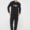 Emporio Armani Bodywear Loungewear Sweater & Joggers Set - Black -Barbou Clothing Shop VD63K SQ1 0000000004 BLACK MDf