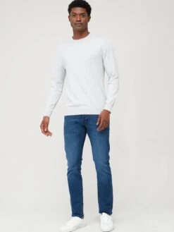 Everyday Cotton Rich Crew - Light Grey -Barbou Clothing Shop VD6WG SQ3 0000000215 LIGHT GREY MDo