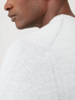 Everyday Cotton Rich Crew - Light Grey -Barbou Clothing Shop VD6WG SQ6 0000000215 LIGHT GREY MDd2