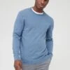 Everyday Cotton Rich Crew Neck Jumper - Blue
