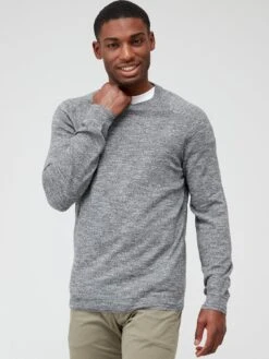 Very Man Trimarl Crew Neck Jumper - Grey