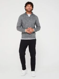 Very Man Trimarl 1/4 Zip -Barbou Clothing Shop VD6YM SQ3 0000000005 GREY MDo