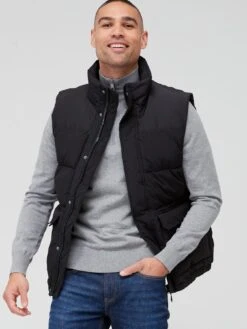 Very Man Midweight Gilet - Black