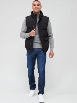 Very Man Midweight Gilet - Black -Barbou Clothing Shop VD72B SQ3 0000000004 BLACK MDo