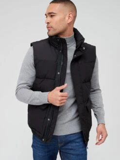 Very Man Midweight Gilet - Black -Barbou Clothing Shop VD72B SQ5 0000000004 BLACK MDd1