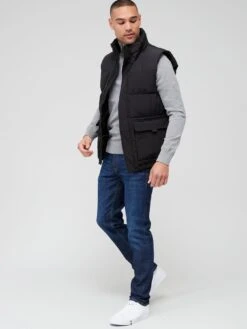 Very Man Midweight Gilet - Black -Barbou Clothing Shop VD72B SQ6 0000000004 BLACK MDd2