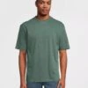 River Island Short Sleeve Reg Tee 2023 -Barbou Clothing Shop VDRSE SQ1 0000000630 DARK GREEN MDf