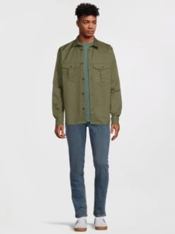 River Island Short Sleeve Reg Tee 2023 -Barbou Clothing Shop VDRSE SQ3 0000000630 DARK GREEN MDo