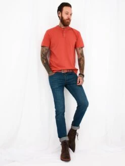 Joe Browns Versatile Henley - Orange -Barbou Clothing Shop VDSOJ SQ3 0000000198 ORANGE MDo