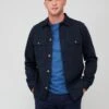 Very Man 2 Pocket Military Shirt - Navy  -Barbou Clothing Shop VEIDR SQ1 0000000048 NAVY MDf