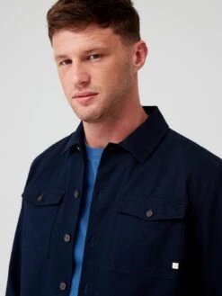Very Man 2 Pocket Military Shirt - Navy  -Barbou Clothing Shop VEIDR SQ4 0000000048 NAVY MDd