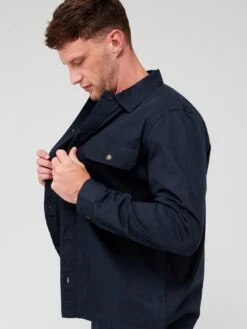 Very Man 2 Pocket Military Shirt - Navy  -Barbou Clothing Shop VEIDR SQ6 0000000048 NAVY MDd2