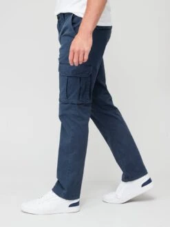 Very Man Cargo Trousers - Navy -Barbou Clothing Shop VEIDT SQ5 0000000048 NAVY MDd1