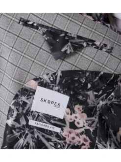 Skopes Brook Tailored Fit Check Jacket - Light Grey -Barbou Clothing Shop VF8QP SQ4 0000000215 LIGHT GREY MDd