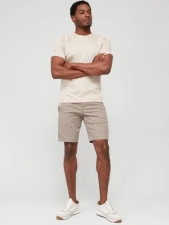 BOSS Thilix Regular Fit T-shirt - Beige  -Barbou Clothing Shop VFD0C SQ4 0000000878 MEDIUM BEIGE MDd