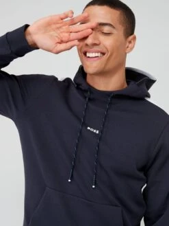 BOSS Soody 1 Sweatshirt - Dark Blue  -Barbou Clothing Shop VFD0N SQ4 0000000354 DARK BLUE MDd