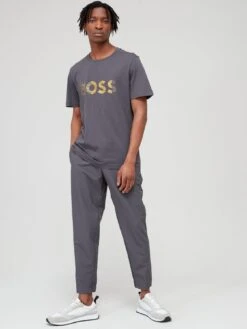 BOSS Regular Fit T-shirt - Dark Grey -Barbou Clothing Shop VFD0P SQ3 0000000070 DARK GREY MDo