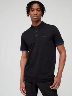 BOSS Paddy 1 Regular Fit Polo Shirt - Black 