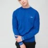 BOSS Rolet Crew Neck Jumper - Blue -Barbou Clothing Shop VFD3C SQ1 0000000197 BRIGHT BLUE MDf