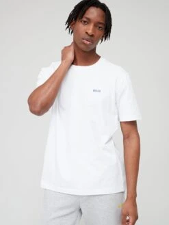 BOSS Tape Regular Fit T-shirt - White