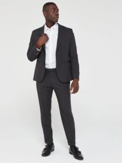 BOSS H-jack-mm-c-233 Regular Fit Jacket - Black -Barbou Clothing Shop VFDZE SQ3 0000000005 GREY MDo