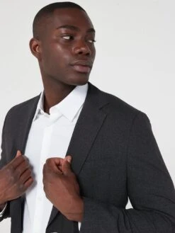 BOSS H-jack-mm-c-233 Regular Fit Jacket - Black -Barbou Clothing Shop VFDZE SQ5 0000000005 GREY MDd1