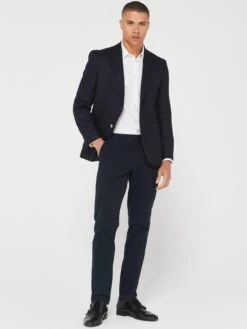 BOSS H-janson-233 Regular Fit Jacket - Dark Blue  -Barbou Clothing Shop VFE0Q SQ3 0000000354 DARK BLUE MDo