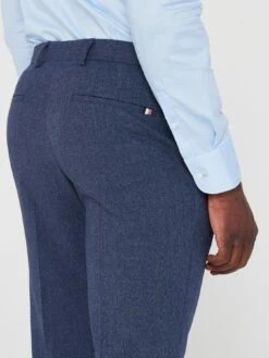 BOSS H-louis-mm-c-233 Regular Fit Formal Trousers - Blue -Barbou Clothing Shop VFE1J SQ4 0000000020 BLUE MDd