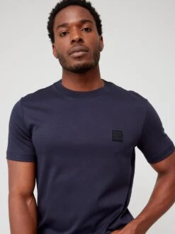 BOSS Tiburt 278 Regular Fit T-shirt - Dark Blue  -Barbou Clothing Shop VFE2O SQ4 0000000354 DARK BLUE MDd