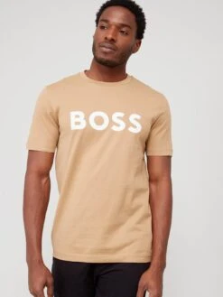 BOSS Tiburt 354 Regular Fit T-shirt - Beige 