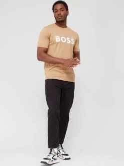 BOSS Tiburt 354 Regular Fit T-shirt - Beige  -Barbou Clothing Shop VFE3O SQ3 0000000108 BEIGE MDo