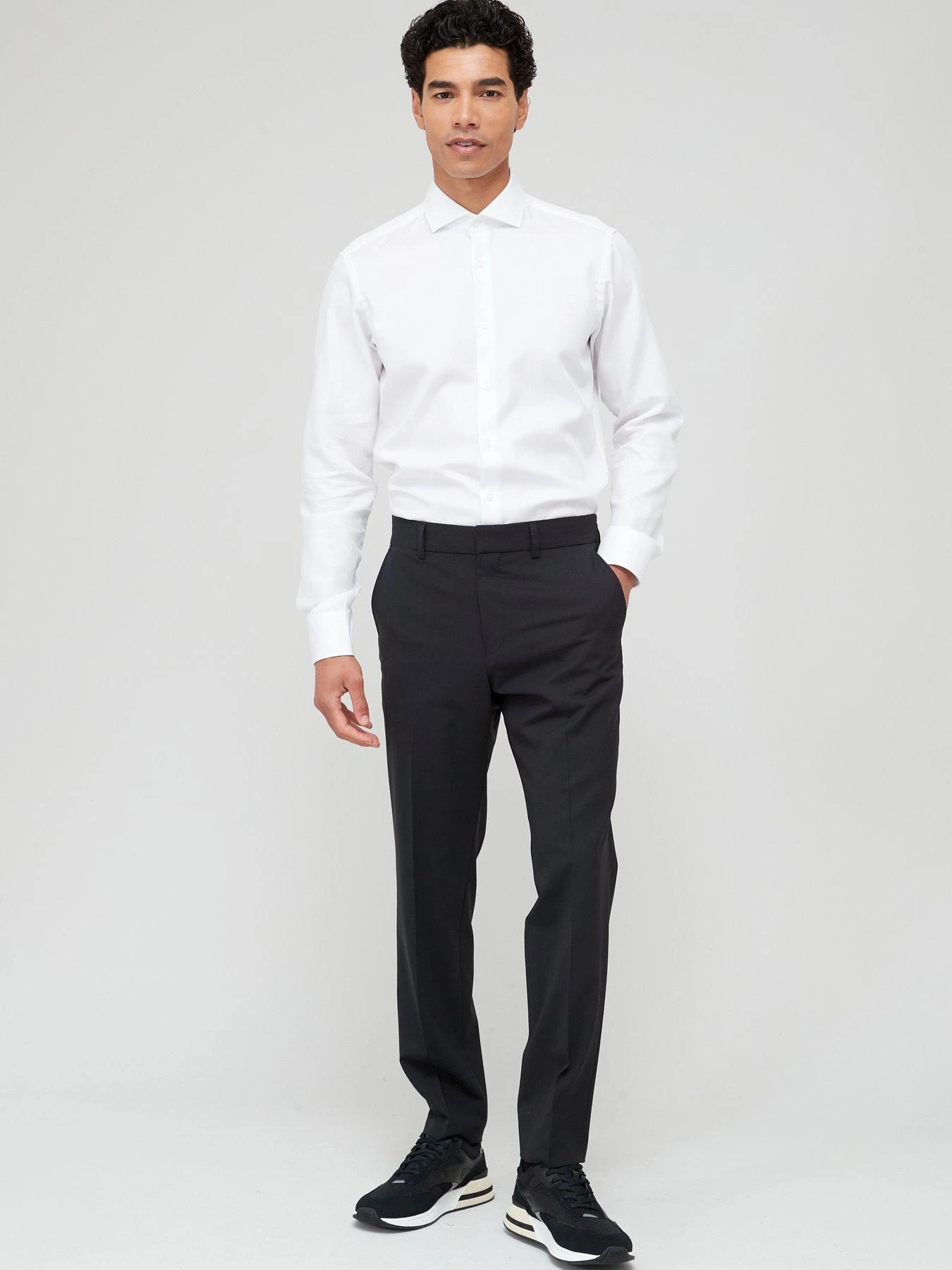 BOSS Joe Regular Fit Long Sleeve Shirt - White 5 BOSS Joe Regular Fit Long Sleeve Shirt - White - Image 3