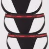 HUGO Bodywear 3 Pack Jockstrap - Black -Barbou Clothing Shop VFRH0 SQ1 0000000004 BLACK PKf