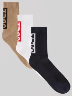 HUGO Bodywear 3 Pack Qs Since93 Cc Socks - Multi
