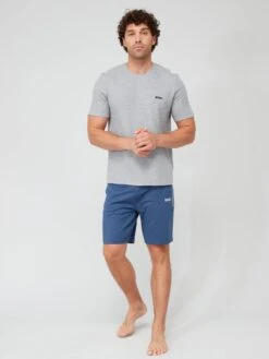 BOSS Bodywear Tracksuit Lounge Shorts - Blue -Barbou Clothing Shop VFS8K SQ3 0000000020 BLUE MDo