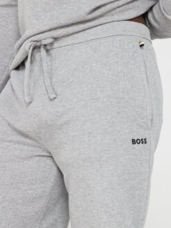 BOSS Bodywear Waffle Lounge Shorts - Grey -Barbou Clothing Shop VFS9S SQ4 0000000005 GREY MDd