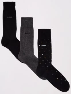 BOSS Bodywear 3 Pack Rs Gift Set Cc Socks - Black