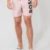 BOSS Octopus Swim Shorts - Pink