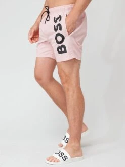 BOSS Octopus Swim Shorts - Pink -Barbou Clothing Shop VFSDF SQ4 0000000367 LIGHT PINK MDd