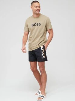 BOSS Chest Logo Regular Fit T-Shirt -Barbou Clothing Shop VFSDG SQ3 0000003112 LIGHT GREEN MDo