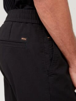 BOSS Chino Tapered Drawstring Trousers -Barbou Clothing Shop VFZB2 SQ4 0000000004 BLACK MDd